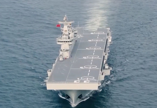 海軍新篇章，075型三號艦正式入列，海軍新篇章，075型三號艦正式入列啟航