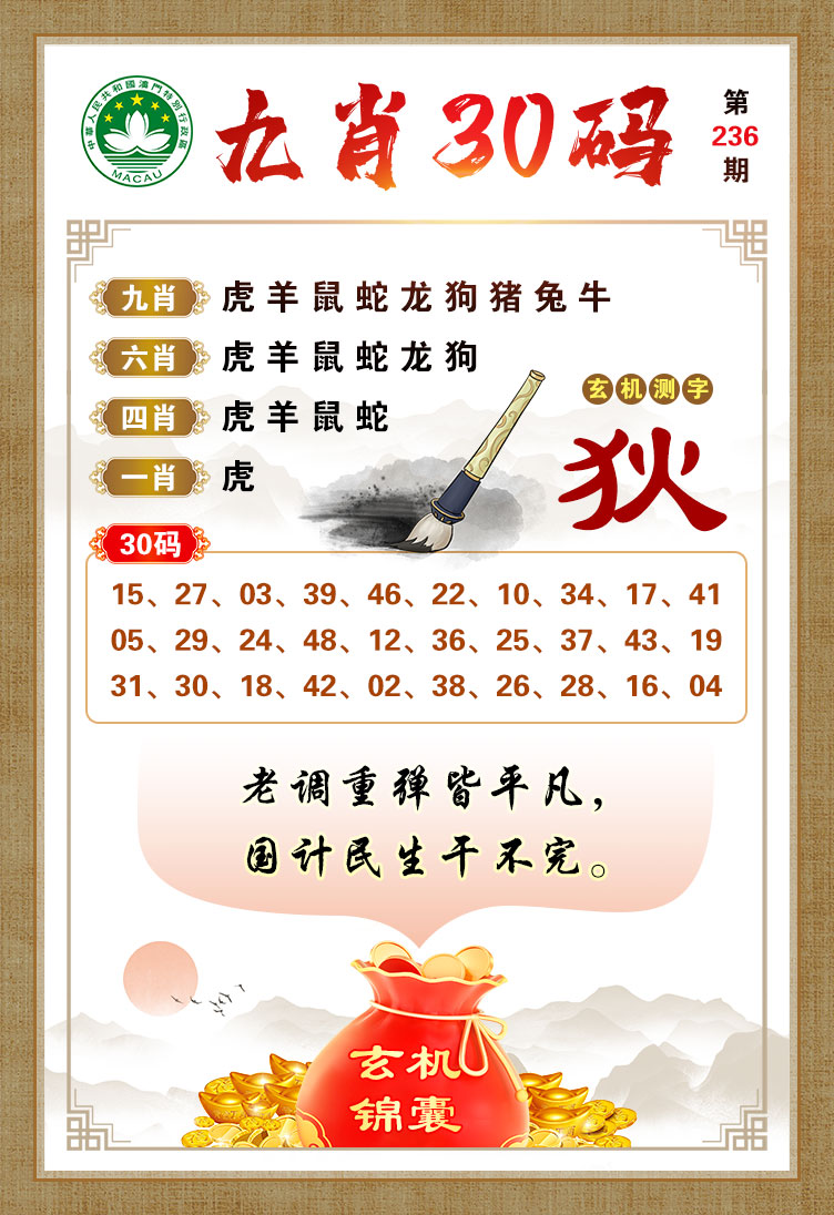 澳門(mén)無(wú)錯(cuò)九肖